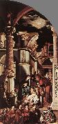 HOLBEIN, Hans the Younger The Oberried Altarpiece (detail) sf oil painting on canvas